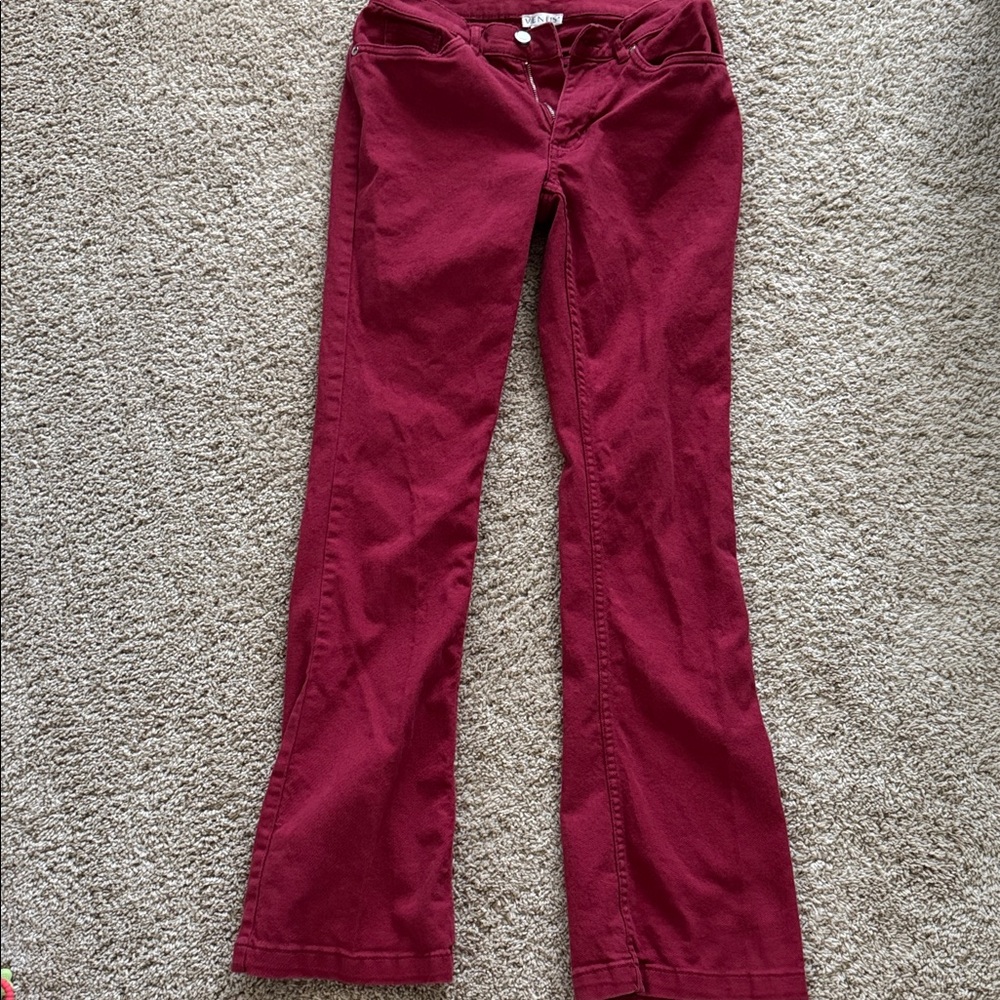 VENUS Deep Red Trousers